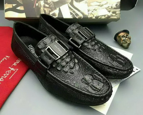 Salvatore Ferragamo Business Casual Men Shoes--151